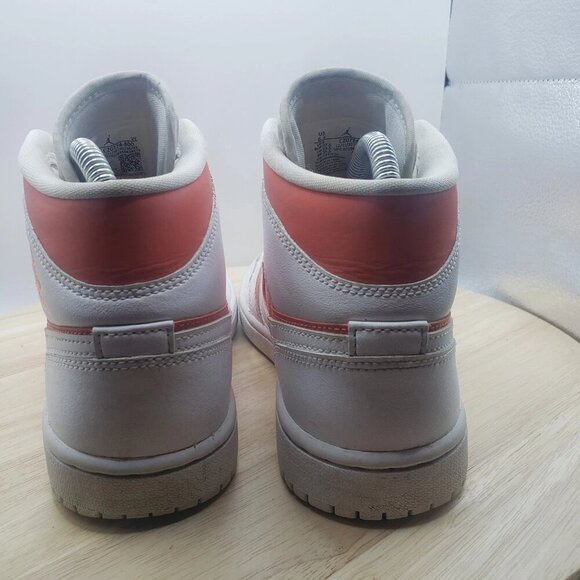 Nike Air Jordan Womens Air Jordan 1 Mid SE 'Bright Citrus' CZ0774-800 Womens 6.5 - Picture 5 of 8